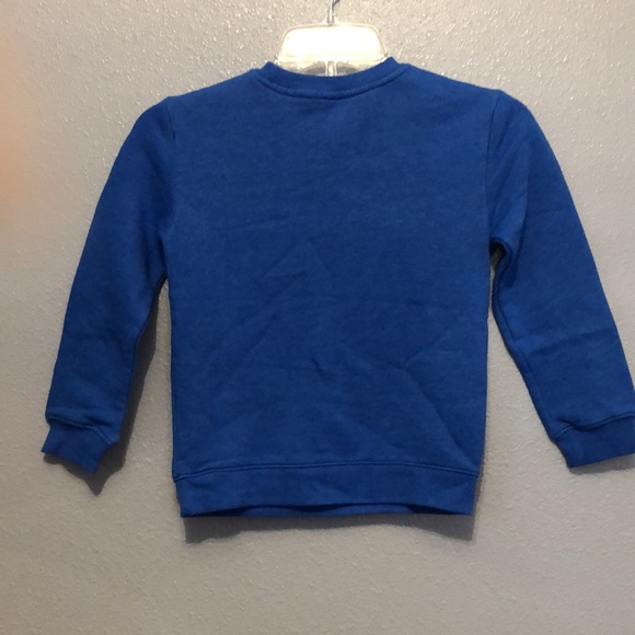Cat & Jack sweatshirt Boys size XS 4 / 5 blue with orange GAME MODE on front NEW - Picture 6 of 6
